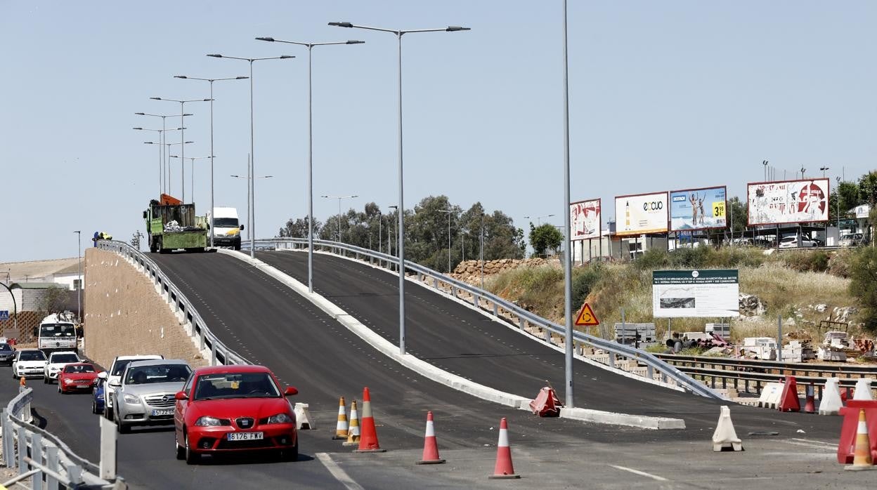 Imagen del tramo final de la Ronda Norte de Córdoba