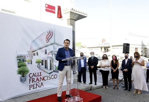 Calle Francisco Peña, la primera vía en el callejero de Córdoba dedicada a un empresario