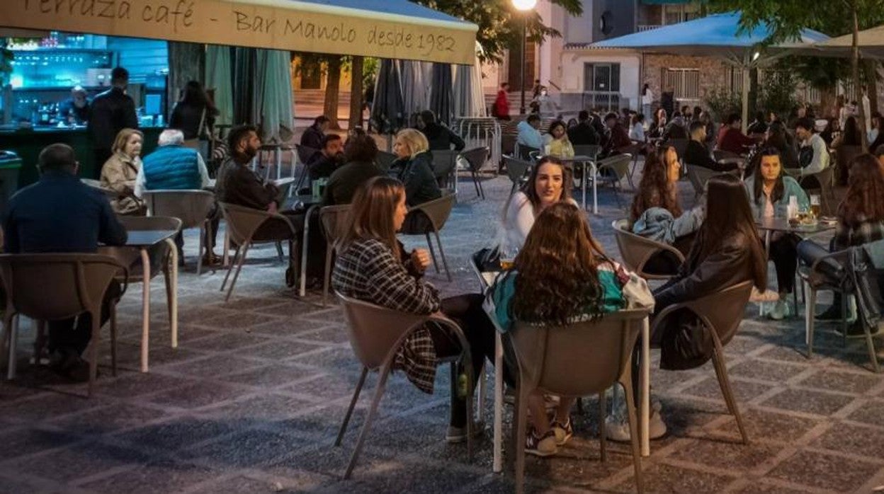 Terraza en el centro de Granada