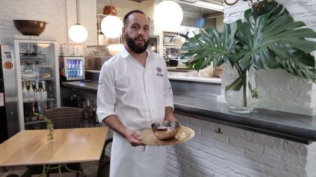 Los secretos de la mazamorra con tataki de atún y helado de pimiento asado del Sojo Fusión