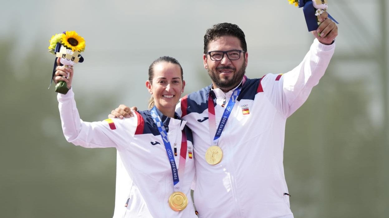 Fátima Gálvez y Alberto Fernández, con el oro en Tokio