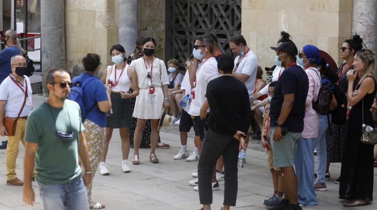 Turistas en el Casco Histórico de Córdoba este pasado mes