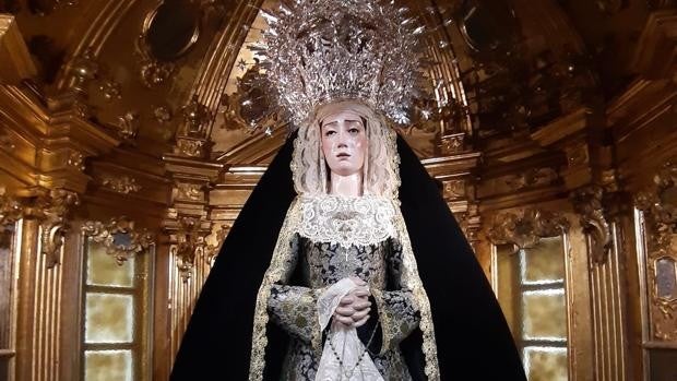 La Virgen de la Soledad de Arcos saldrá en su paso de palio con costaleros