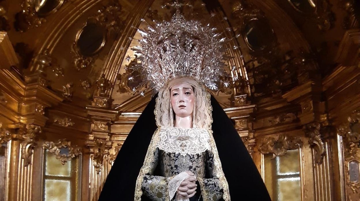 La Virgen de la Soledad de Arcos saldrá en su paso de palio con costaleros