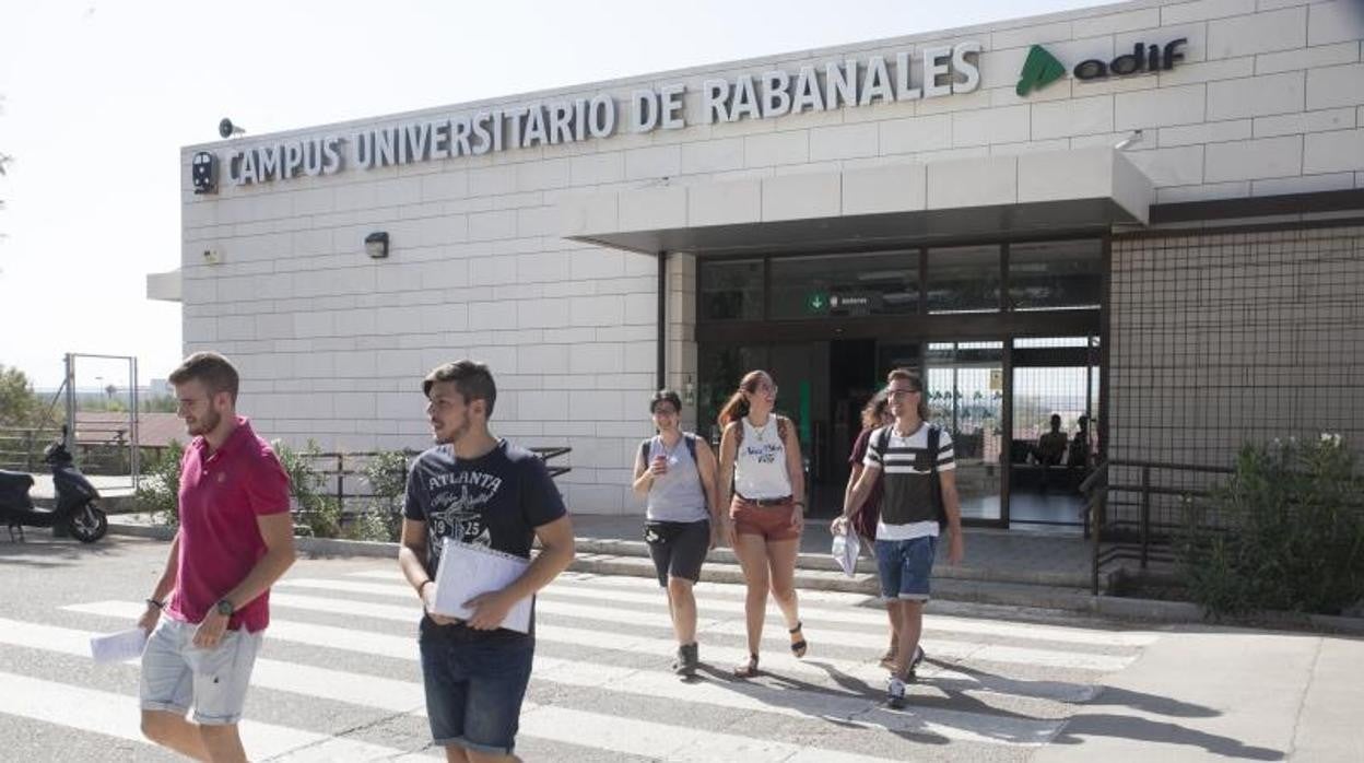 Estación de Adif en el Campus de Rabanales en una imagen de archivo