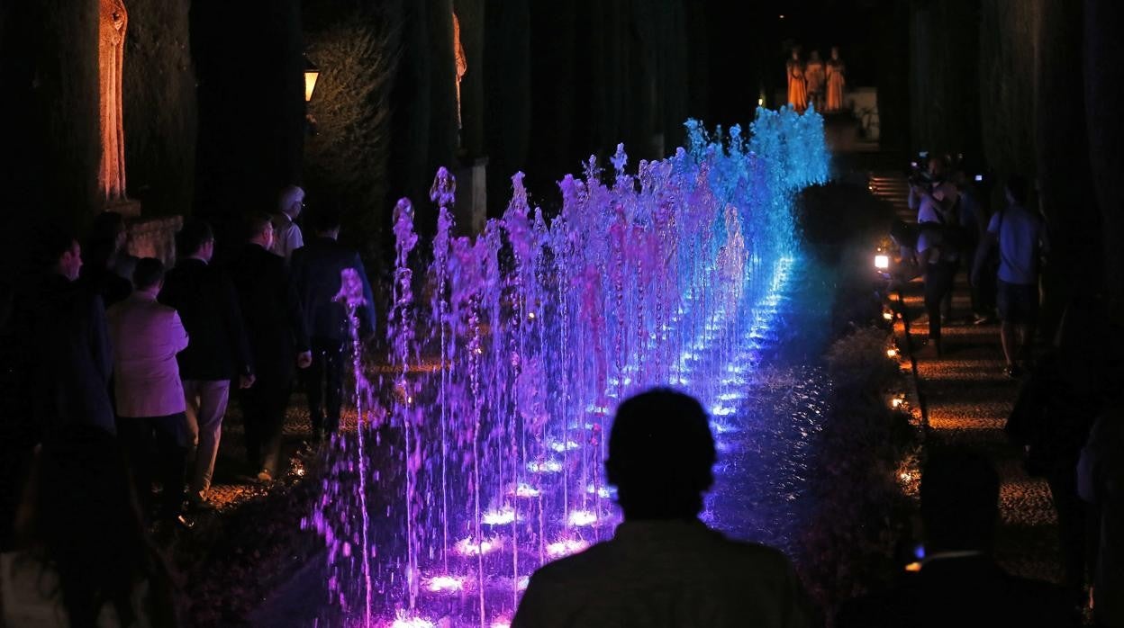 Espectáculo nocturno del Alcázar de los Reyes Cristianos de Córdoba