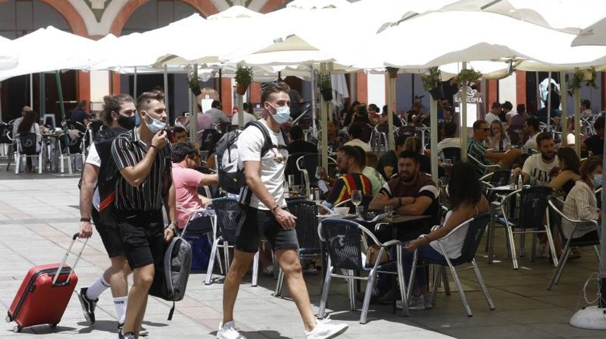 Terrazas en el centro de Córdoba