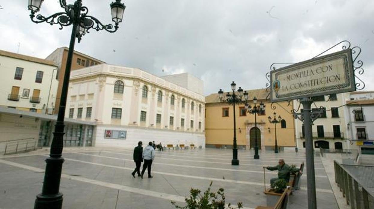 Plaza central del municipio cordobés