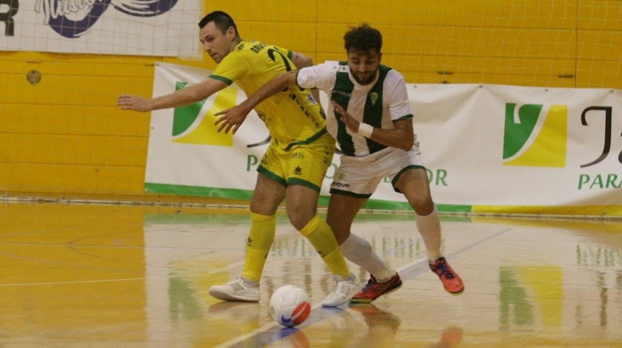 Zequi, del Córdoba Patrimonio, este sábado, en la semifinal de la Copa Andalucía ante el Jaén