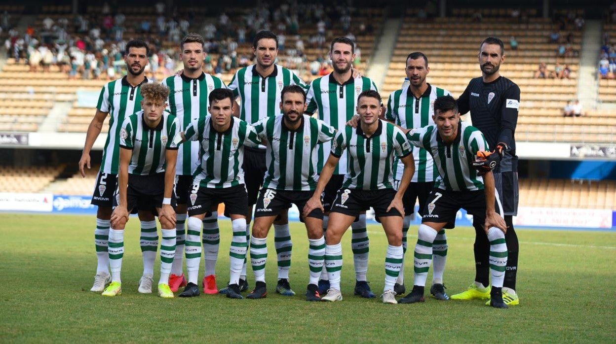 Once inicial del Córdoba CF en Xerez