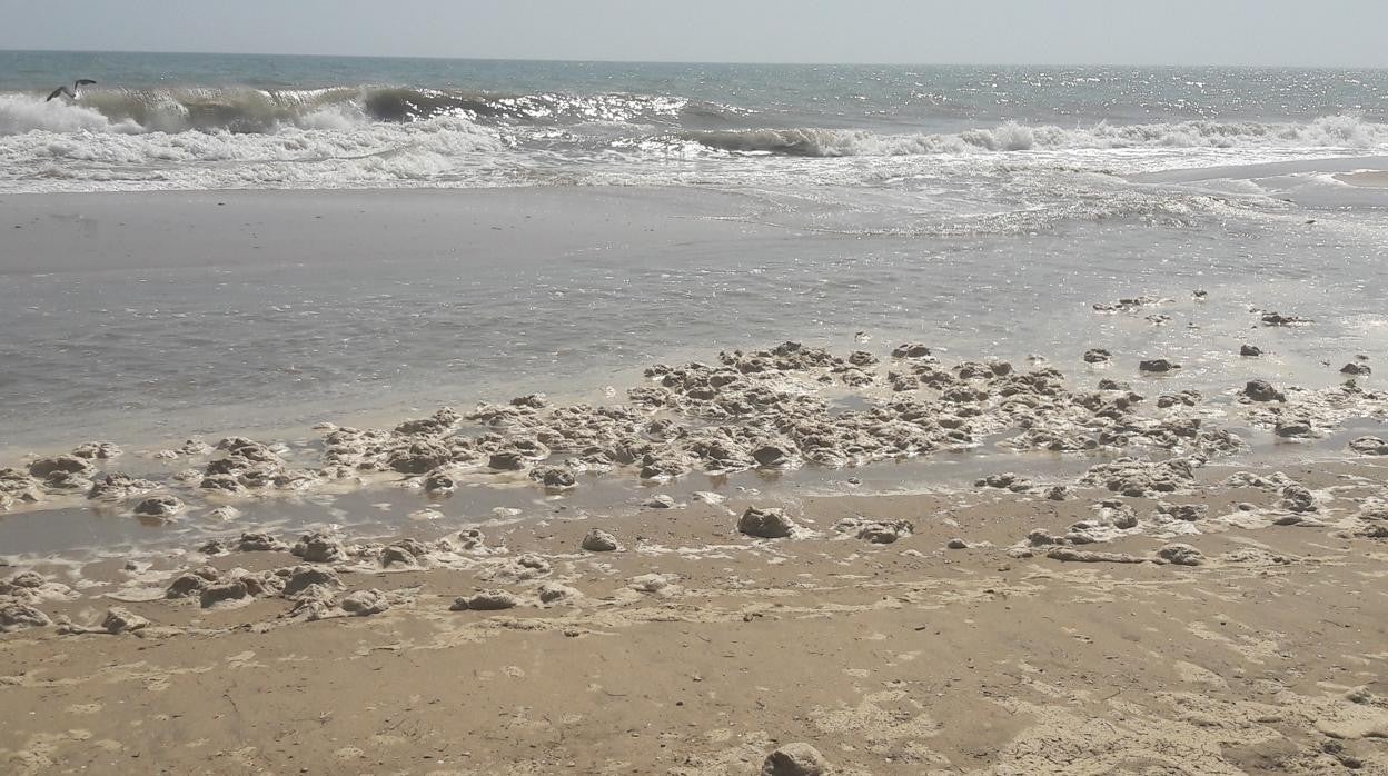 Imagen de la playa de Islantilla este lunes 6 de septiembre