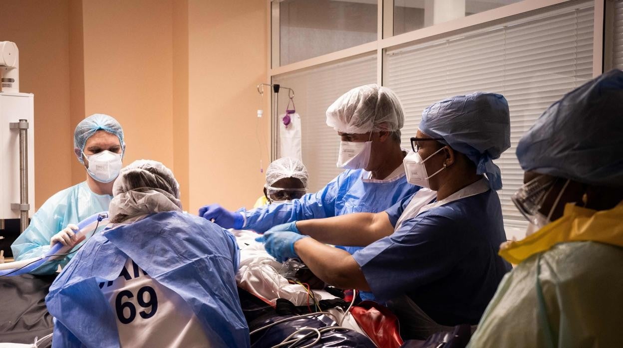 Atención a un parto en un hospital