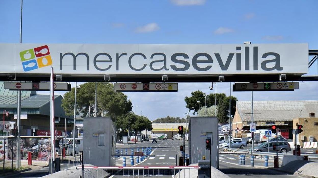 Accesos a la sede de Mercasevilla en la capital hispalense /