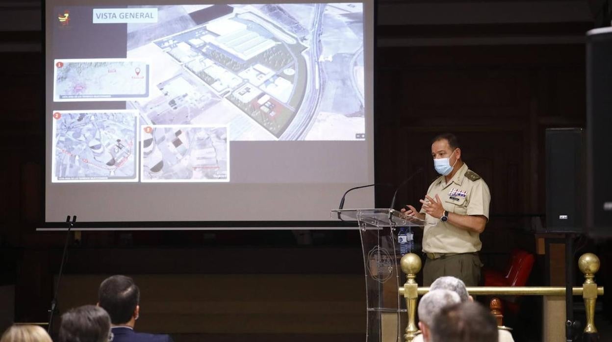 Presentación del proyecto de la Base Logística del Ejército de Tierra el pasado junio