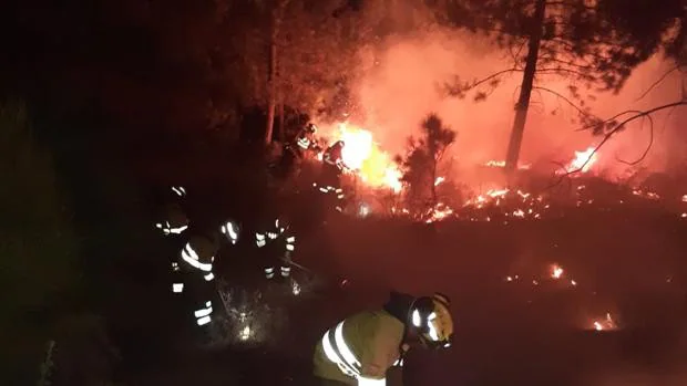 Desalojan los municipios de Jubrique y Genalguacil por el incendio de Sierra Bermeja en Málaga