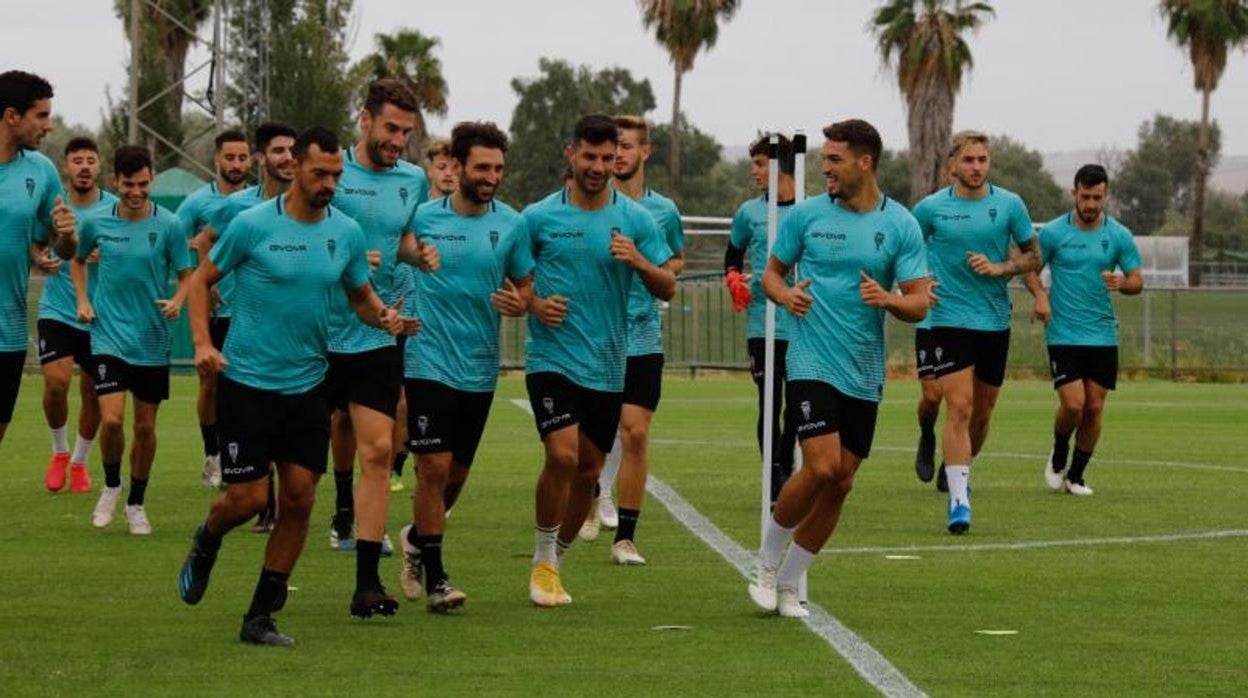 Entrenamiento del Córdoba en la Ciudad Deportiva