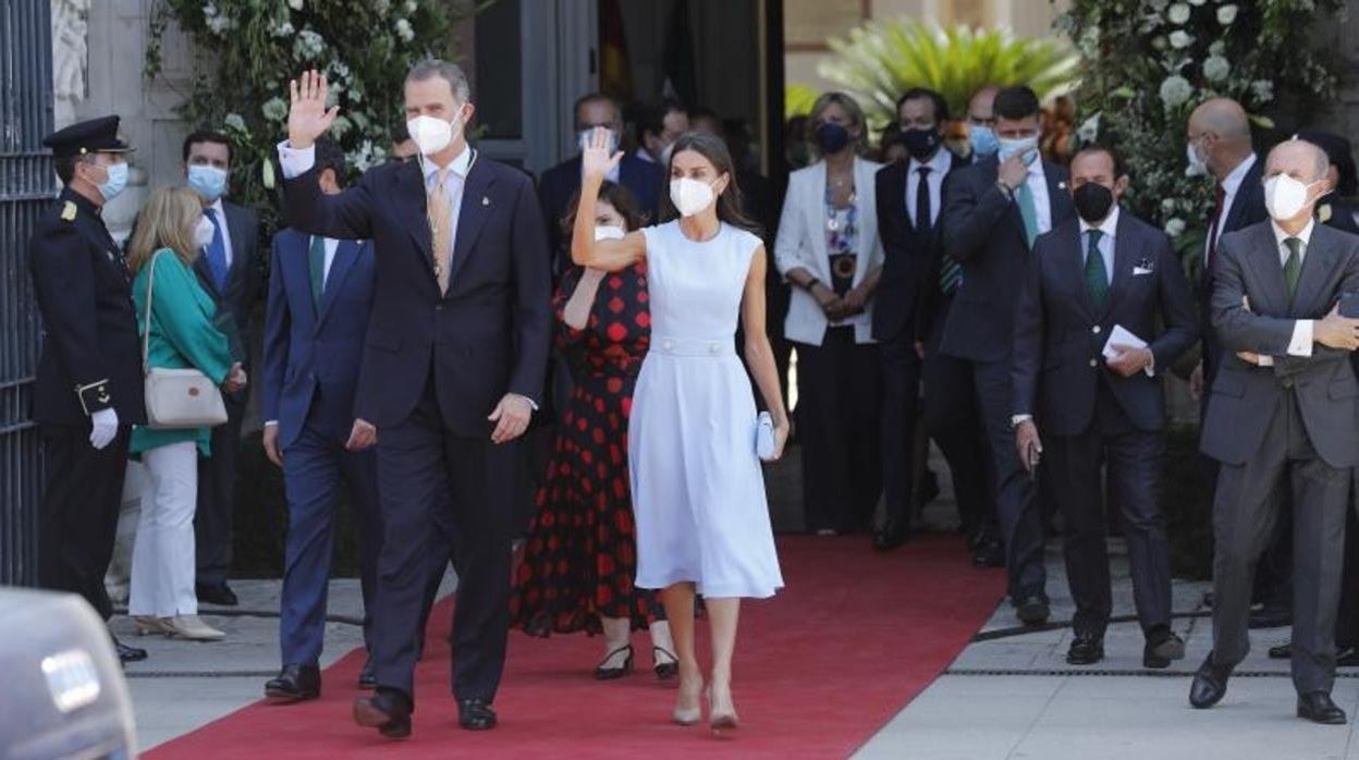 Sus Majestades los Reyes, el Rey Felipe VI y la Reina Letizia