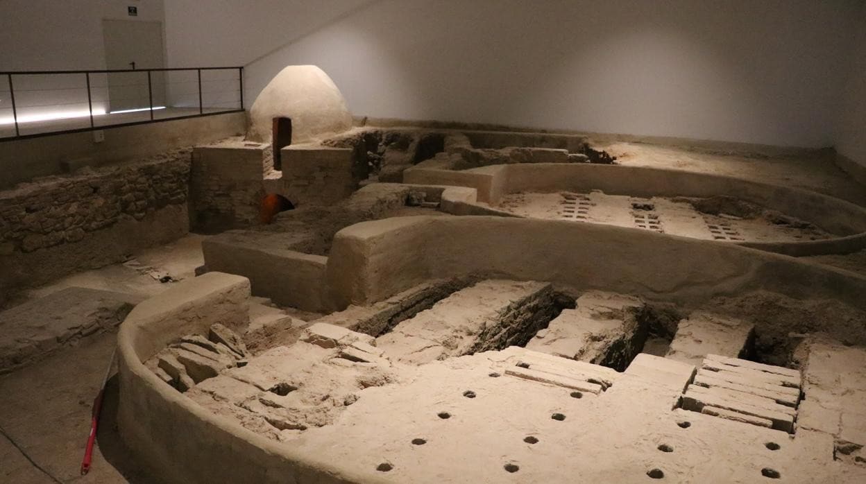 Interior de los alfares romanos hallados y restaurados en Lucena