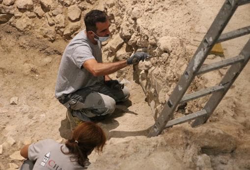 Trabajos arqueológicos en el interior de los alfares