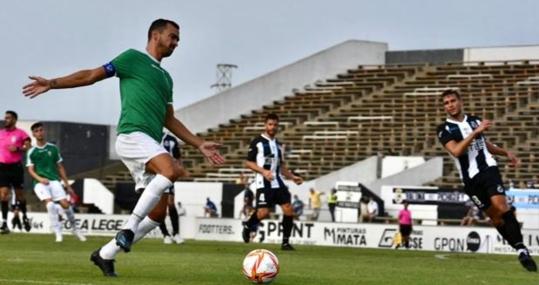 De las Cuevas, en el partido de pretemporada en La Línea