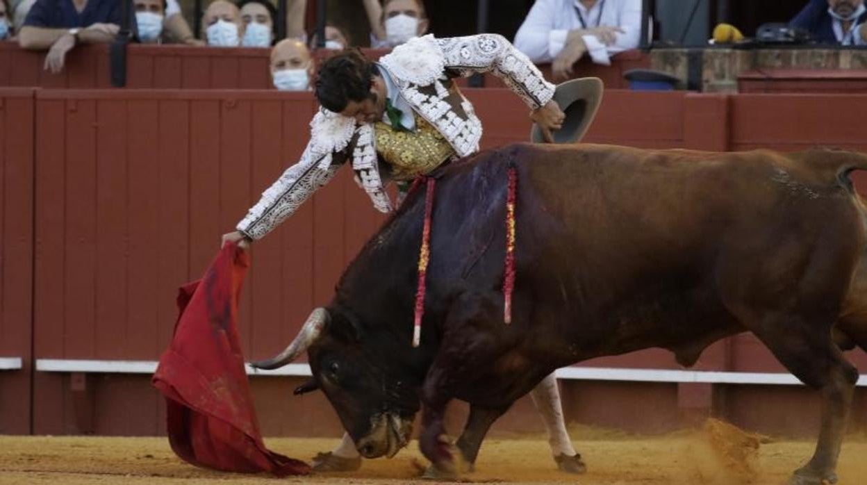 Morante de la Puebla en la corrida celebrada el pasado domingo en La Maestranza