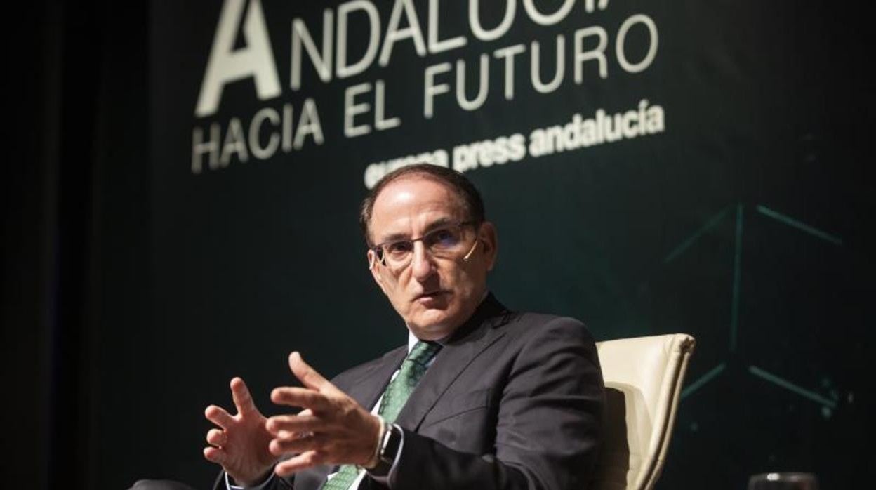 González de Lara en el acto del foro el 6 de octubre de 2021 en Sevilla