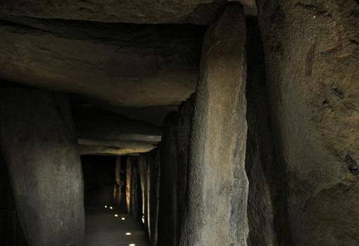 Interior del Dolmen de Soto de Trigueros