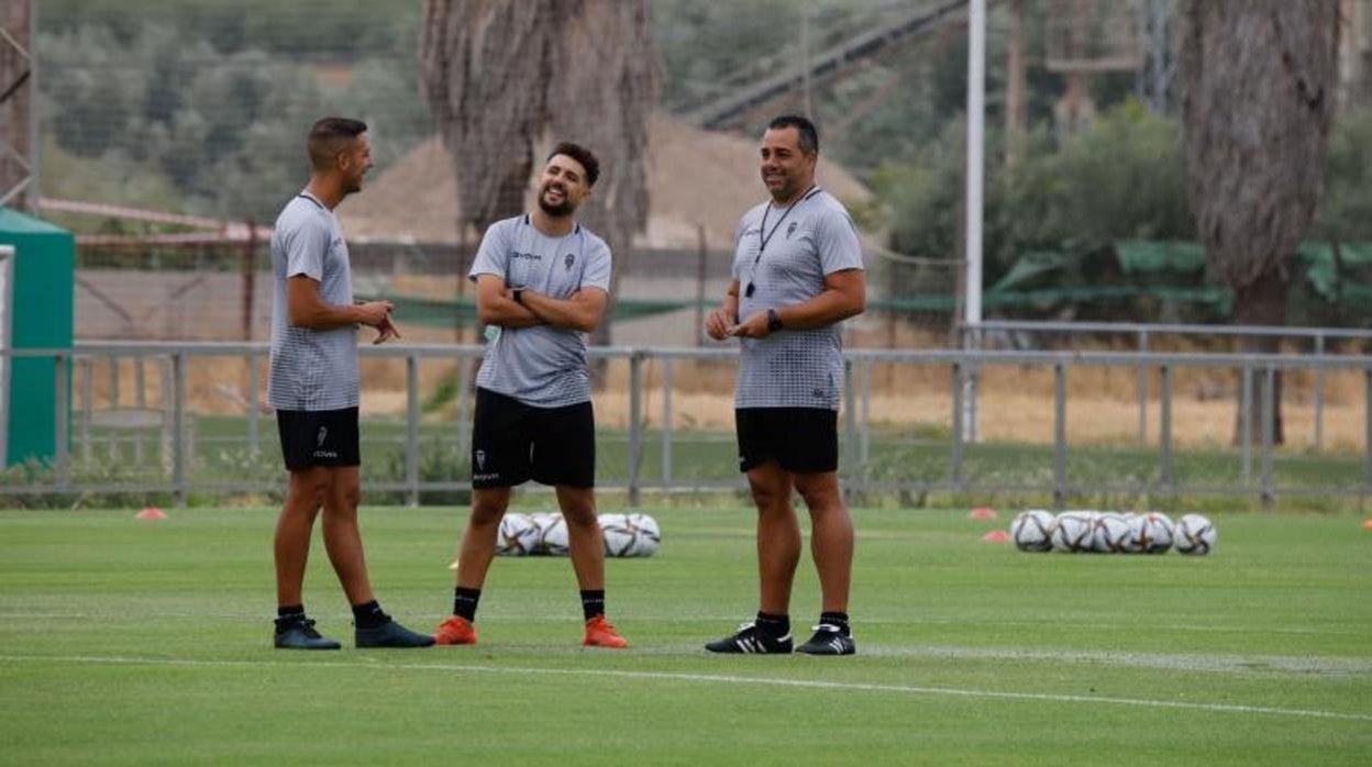 Germán Crespo, durante un entrenamiento