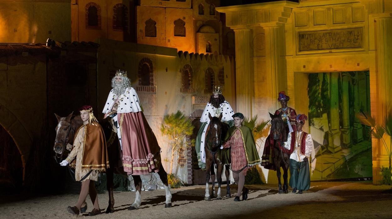 Un pasaje de la última representación del 'Auto de los Reyes Magos' en El Viso de Córdoba