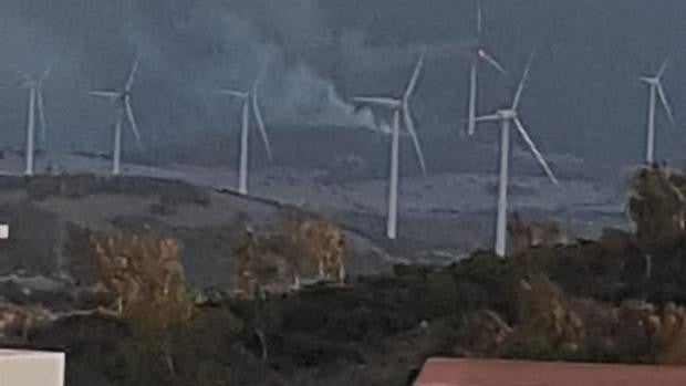 Controlado el incendio en la finca El Pedregoso de Tarifa