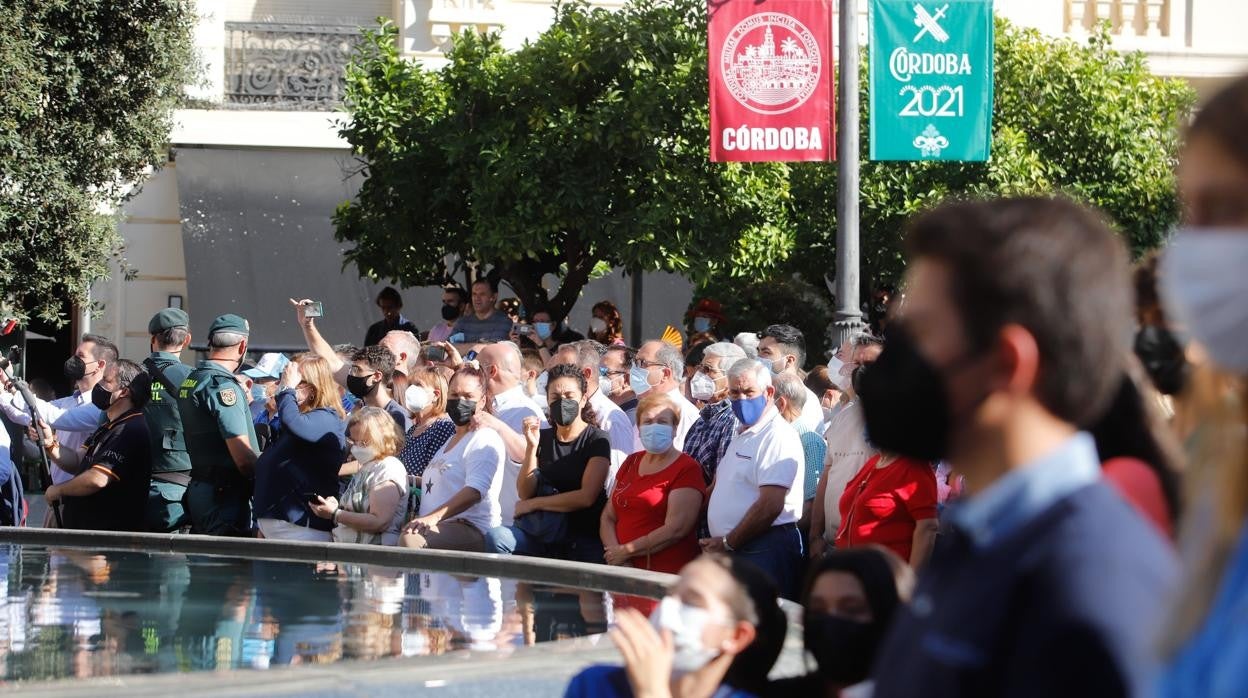 Cordobeses, en la plaza de las Tendillas, en un evento reciente