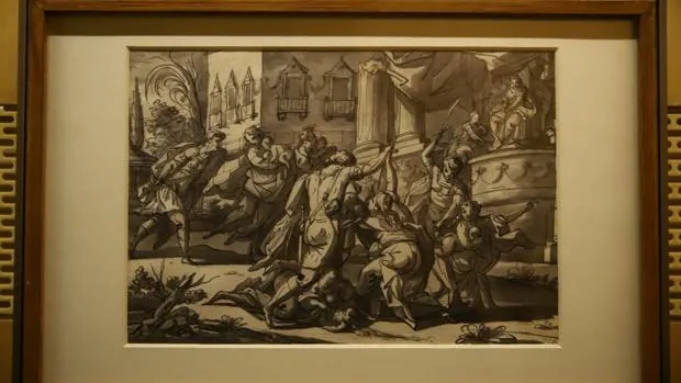 Verdiguier, el dibujo que prefigura la escultura se muestra en el Museo de Bellas Artes de Córdoba