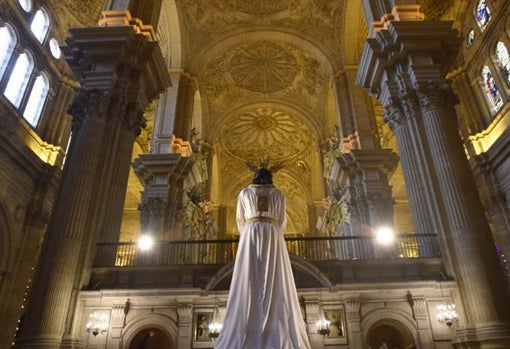 La imagen de Jesús Cautivo en el interior de la Catedral