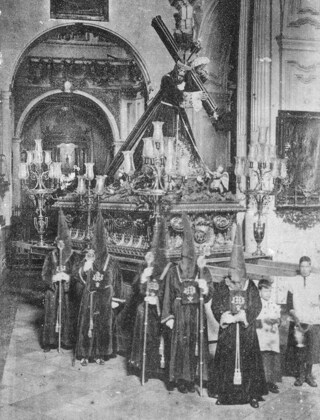 El trono de Jesús 'El Rico' en 1922