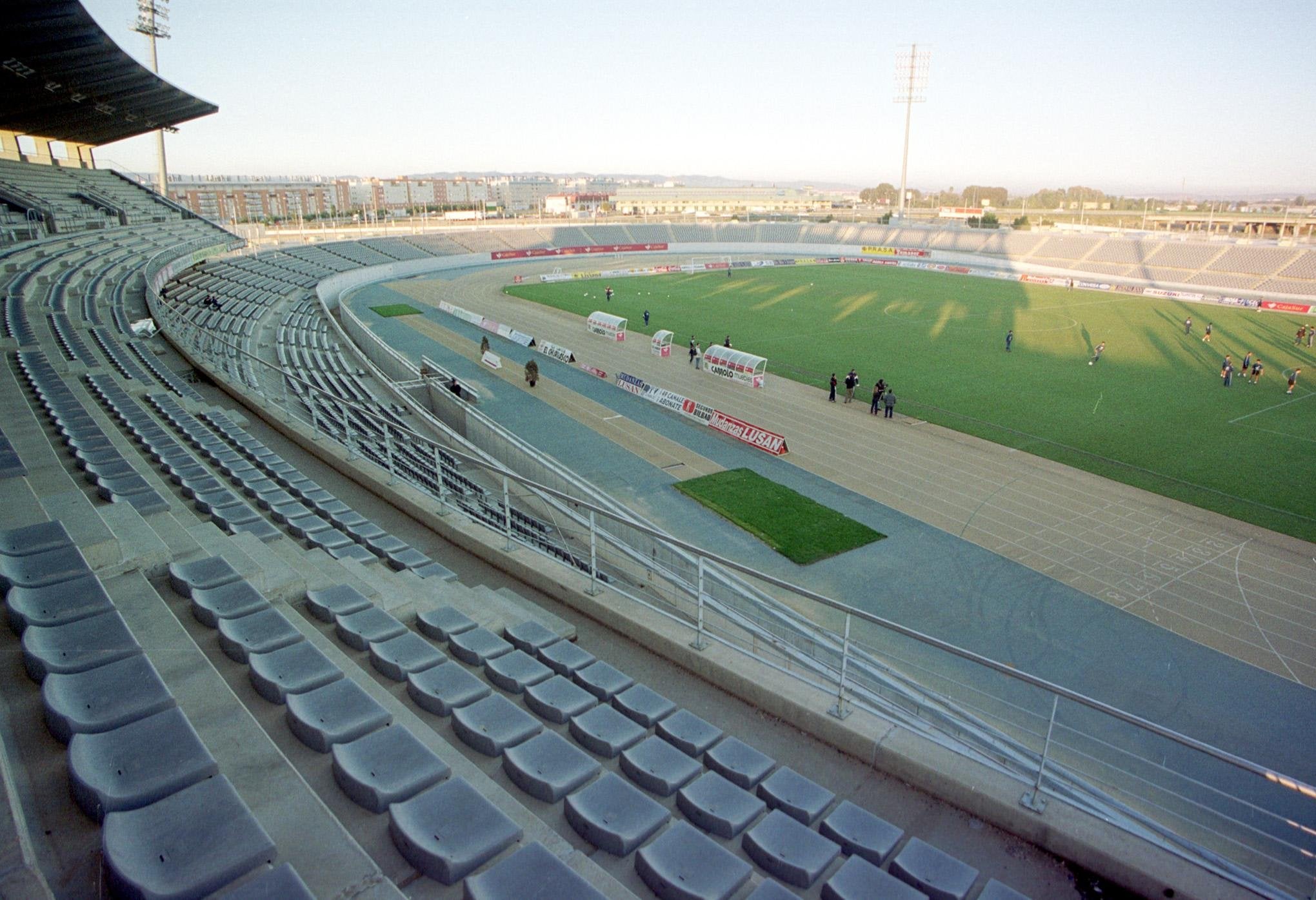 Vista del estadio a finales de los años 90