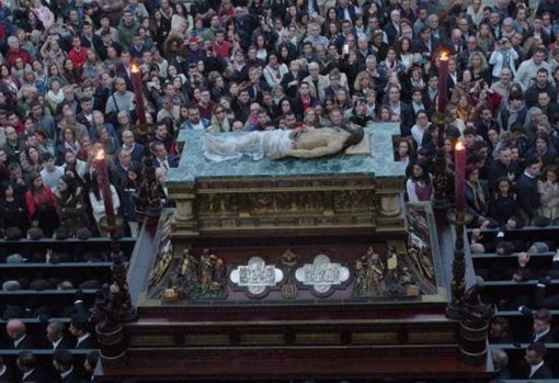 Cristo yacente de la cofradía del Santo Sepulcro