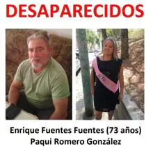 Desaparecidos en Huelva: buscan a una pareja en paradero desconocido desde el martes cuando salió a cenar