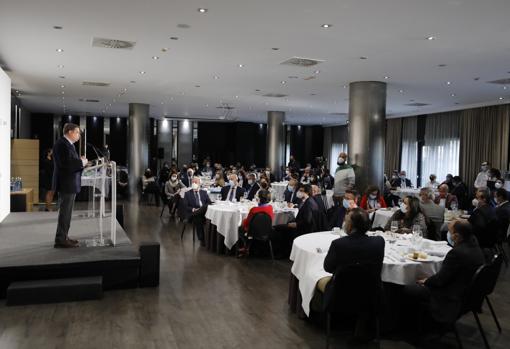 Imagen que ha presentado el salón de actos del hotel Eurostars Palace