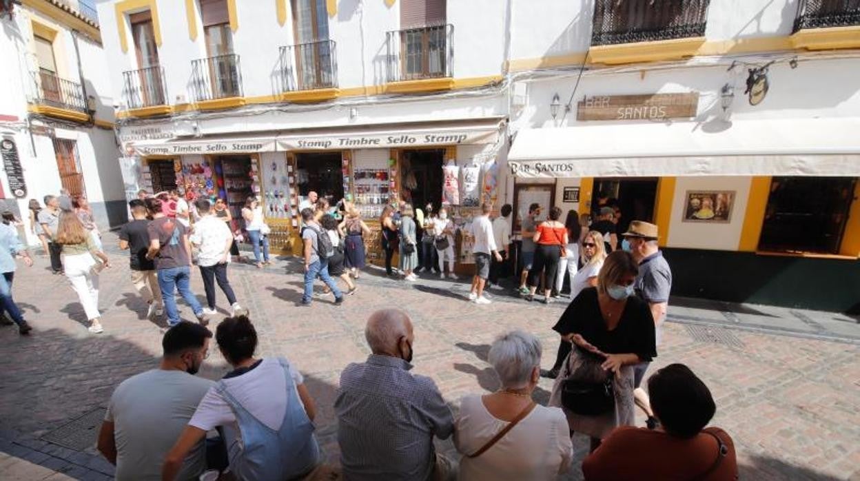 Turistas en Córdoba en octubre