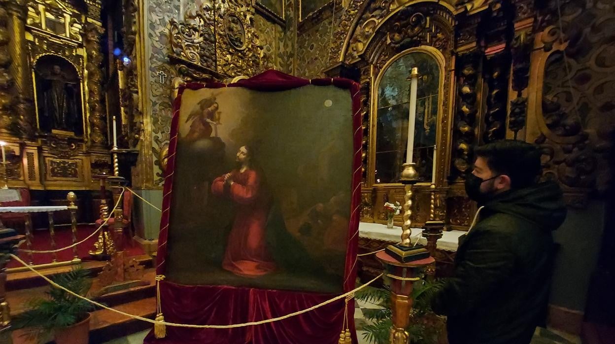 El Señor del Retiro, en la iglesia de las Carmelitas Descalzas de Aguilar de la Frontera