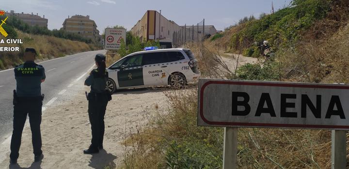 Condenan a un hombre a un año de prisión por una fuerte paliza a dos guardias civiles en Baena