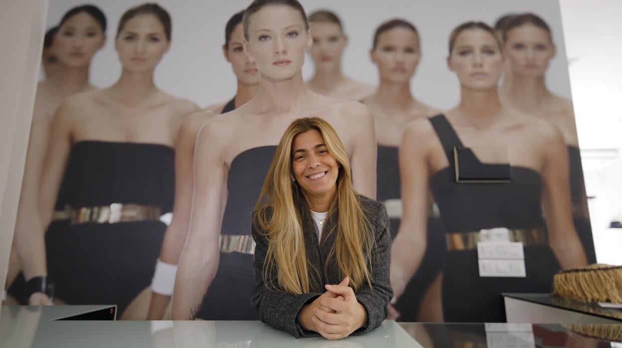 Juana Martín, en su 'atelier' de la calle Don Rodrigo de Córdoba