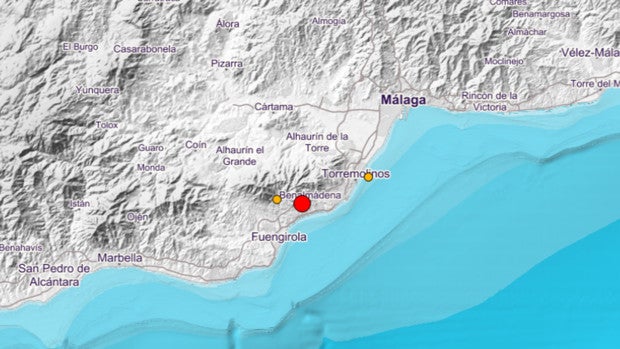 Registrado un terremoto de magnitud 4,1 con epicentro en Benalmádena sentido en varios puntos de Málaga