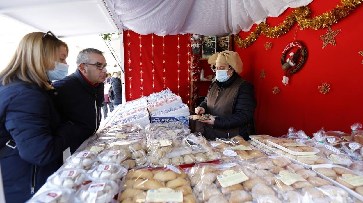 Puesto del mercadillo de La Corredera en Córdoba