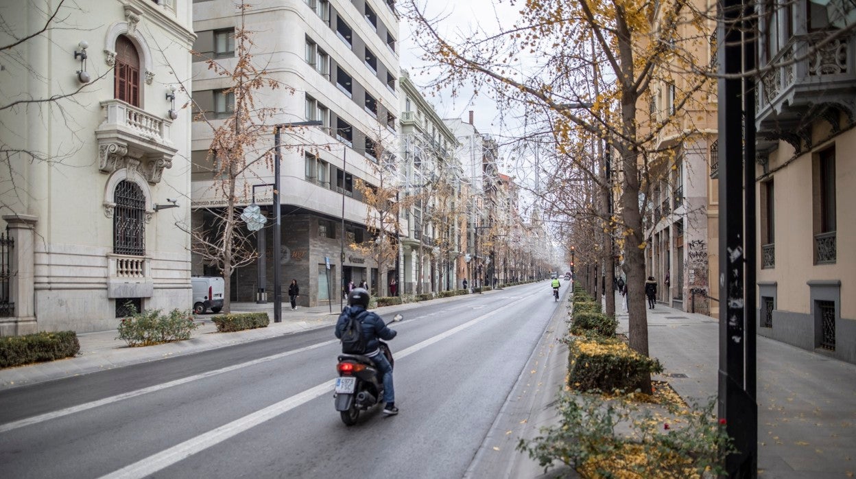 Calle Gran Vía en Granada