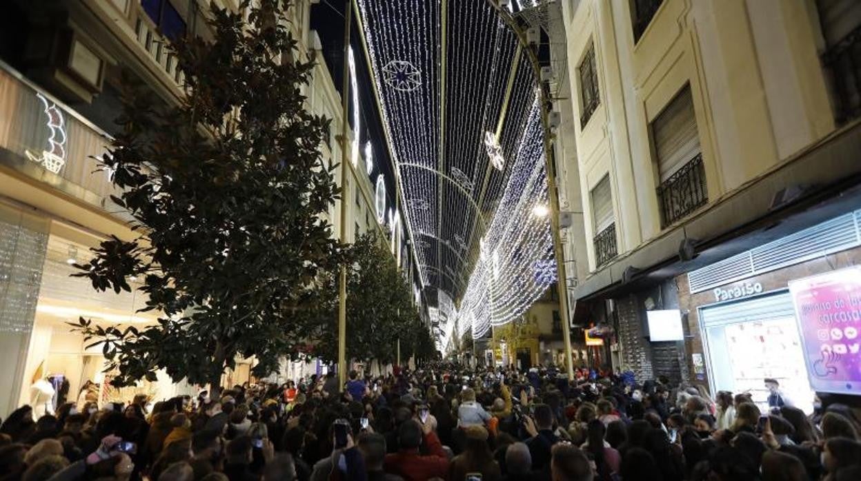 Ambiente de Navidad en el Centro de Córdoba