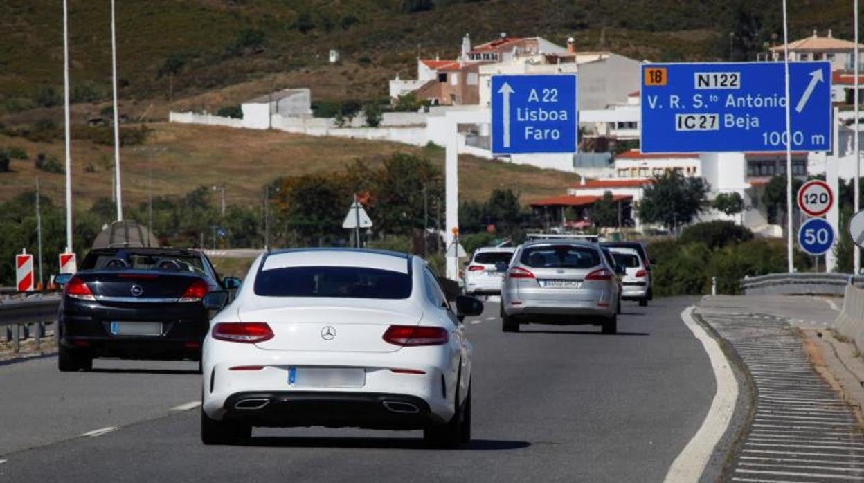 Frontera entre Andalucía y Portugal en Ayamonte