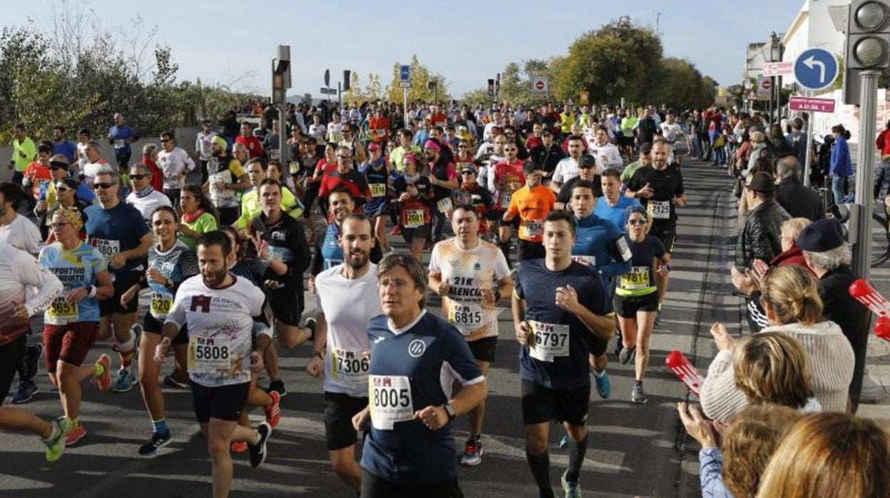 Participantes en la última Media Maraton de Córdoba de 2019