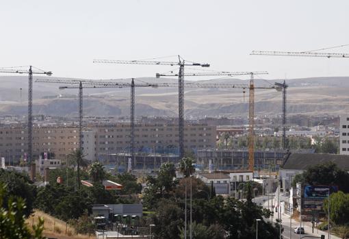 Bloques en construcción en Córdoba