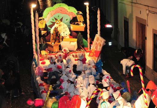 Imagen de archivo de la cabalgata de los Reyes Magos en Pozoblanco